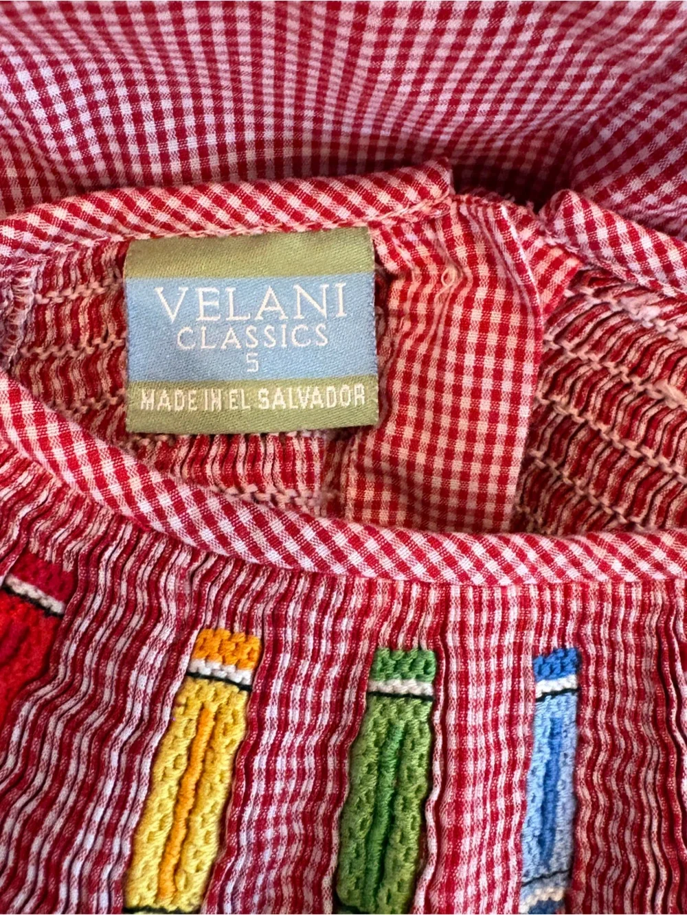 Smocked Back to School Dress